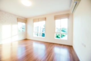 Abstract blur interior of house and empty room for background